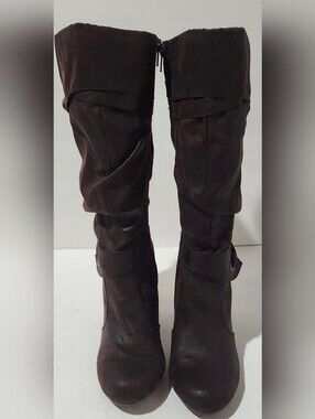 Brown Thigh High Shi by Journeys Boots Size 8